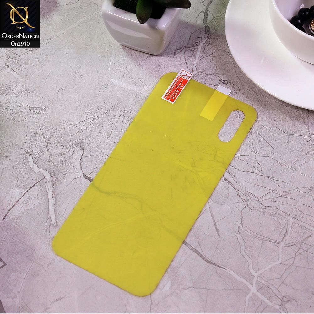 Xiaomi Redmi 9i - Transparent Skin Film Unbreakable Back Protector Sheet