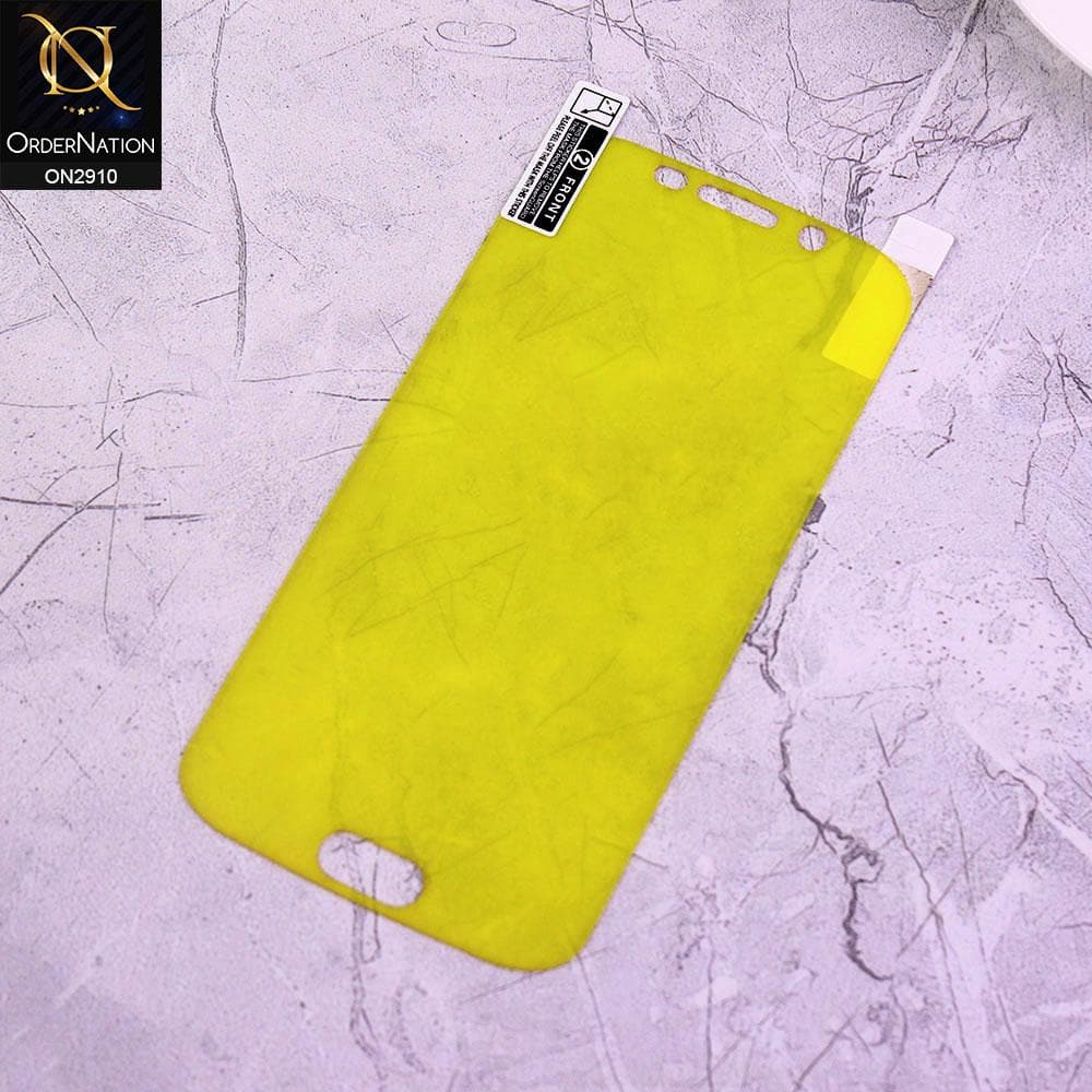 Samsung Galaxy S6 Edge Cover - Transparent Skin Film Unbreakable Back Protector Sheet
