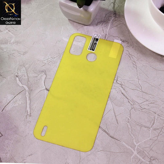 Tecno Spark Go - Transparent Skin Film Unbreakable Back Protector Sheet