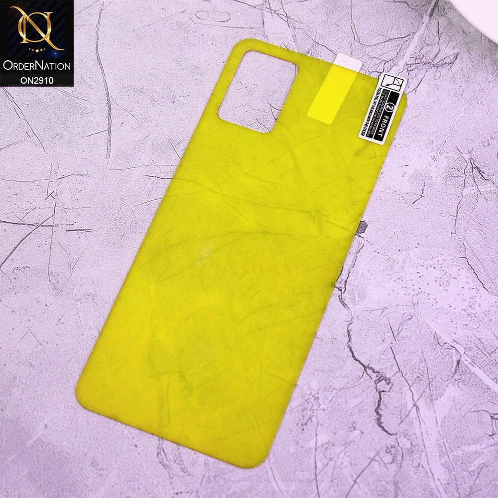 Vivo V20 Cover - Transparent Skin Film Unbreakable Back Protector Sheet