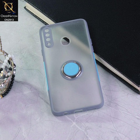 Samsung Galaxy A20s Cover - Gray - New Special Equipment Stylish Protective Case With Ring Holder
