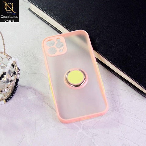 iPhone 12 Cover - Pink - New Special Equipment Stylish Protective Case With Ring Holder