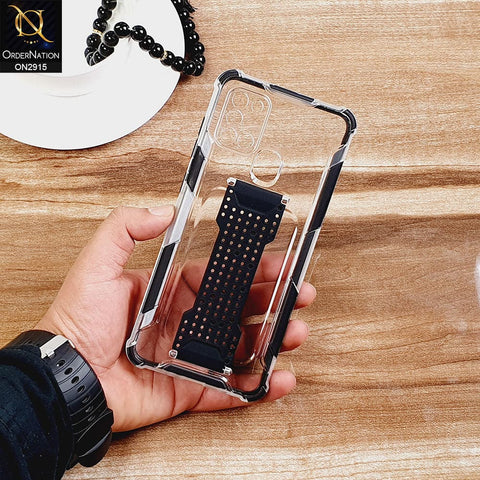 New Fascinating Transparent Soft Case With Finger Grip Holder For Android Models