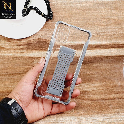 New Fascinating Transparent Soft Case With Finger Grip Holder For Android Models