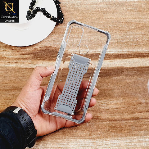 New Fascinating Transparent Soft Case With Finger Grip Holder For Android Models