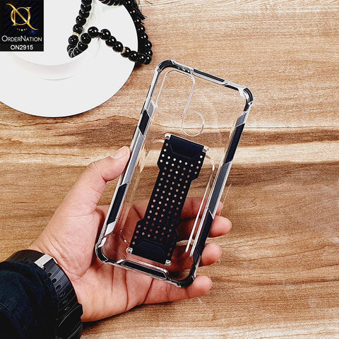 New Fascinating Transparent Soft Case With Finger Grip Holder For Android Models