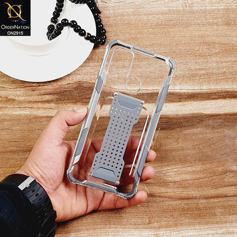 New Fascinating Transparent Soft Case With Finger Grip Holder For Android Models