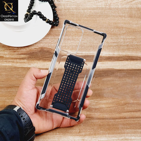 New Fascinating Transparent Soft Case With Finger Grip Holder For Android Models