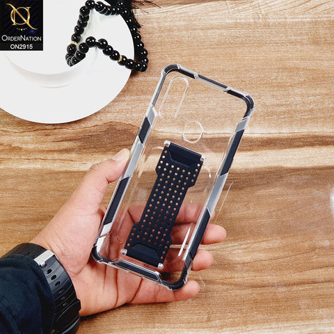 New Fascinating Transparent Soft Case With Finger Grip Holder For Android Models