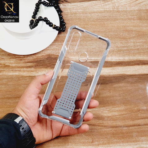 New Fascinating Transparent Soft Case With Finger Grip Holder For Android Models
