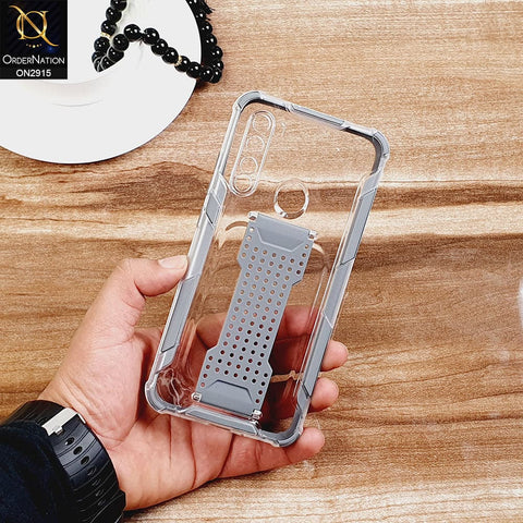 New Fascinating Transparent Soft Case With Finger Grip Holder For Android Models