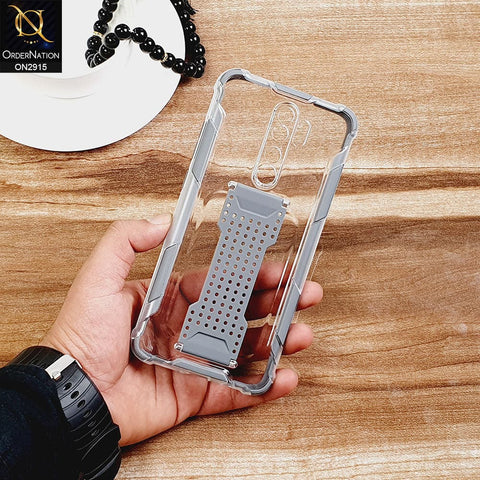 New Fascinating Transparent Soft Case With Finger Grip Holder For Android Models