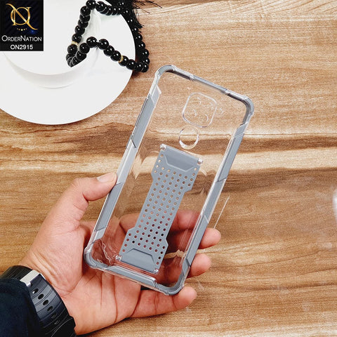 New Fascinating Transparent Soft Case With Finger Grip Holder For Android Models