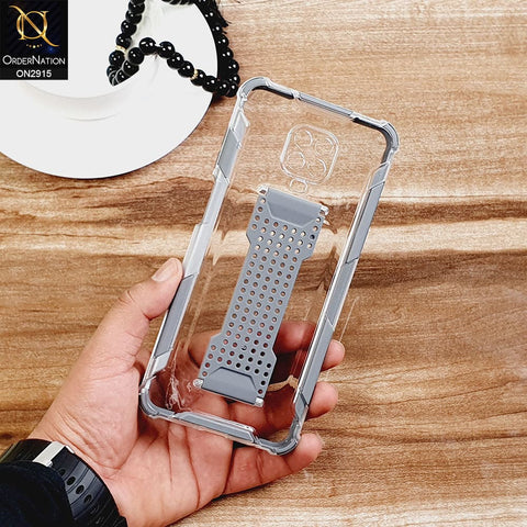 New Fascinating Transparent Soft Case With Finger Grip Holder For Android Models