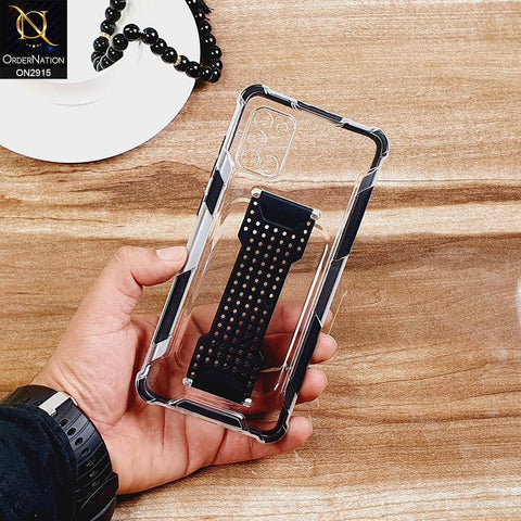 New Fascinating Transparent Soft Case With Finger Grip Holder For Android Models