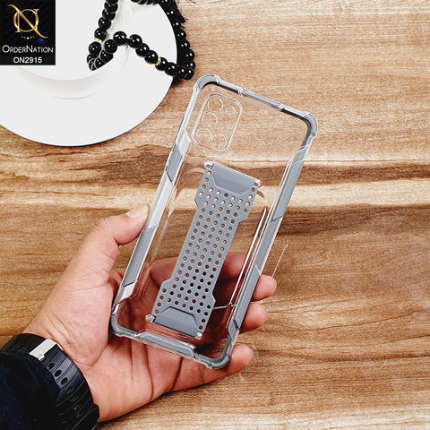 New Fascinating Transparent Soft Case With Finger Grip Holder For Android Models