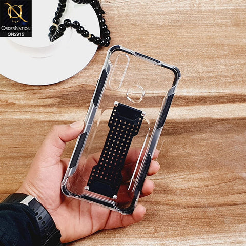 New Fascinating Transparent Soft Case With Finger Grip Holder For Android Models