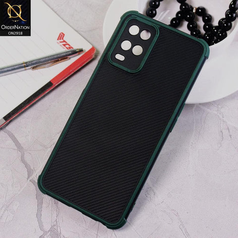 Oppo A54 4G Cover - Green - 3D Soft Linning Camera Protection Case