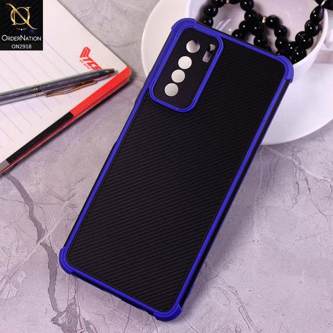 Tecno Camon 17 Pro Cover - Blue - 3D Soft Linning Camera Protection Case