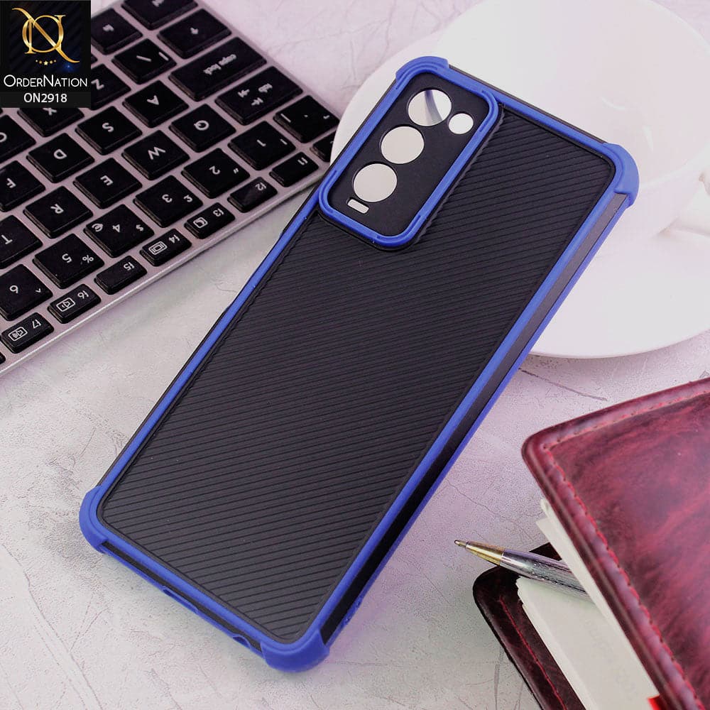 Tecno Camon 18P Cover - Blue - 3D Soft Linning Camera Protection Case