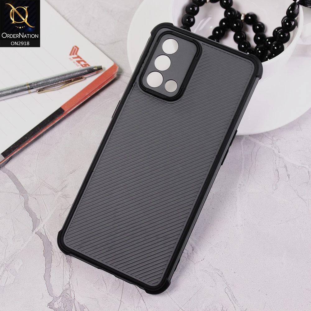 Oppo F19 Cover - Black - 3D Soft Linning Camera Protection Case