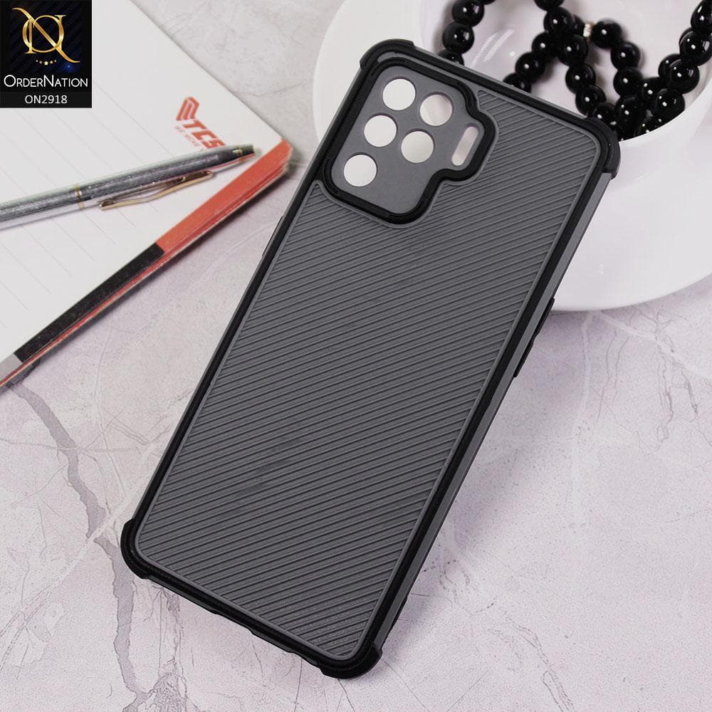 Oppo F19 Pro Cover - Black - 3D Soft Linning Camera Protection Case
