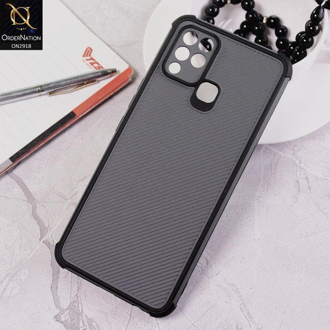 Infinix Hot 10s Cover - Black - 3D Soft Linning Camera Protection Case