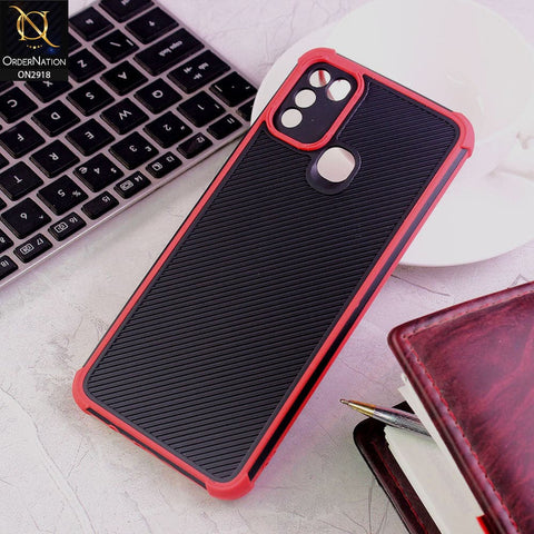 Infinix Hot 11 Play Cover - Red - 3D Soft Linning Camera Protection Case