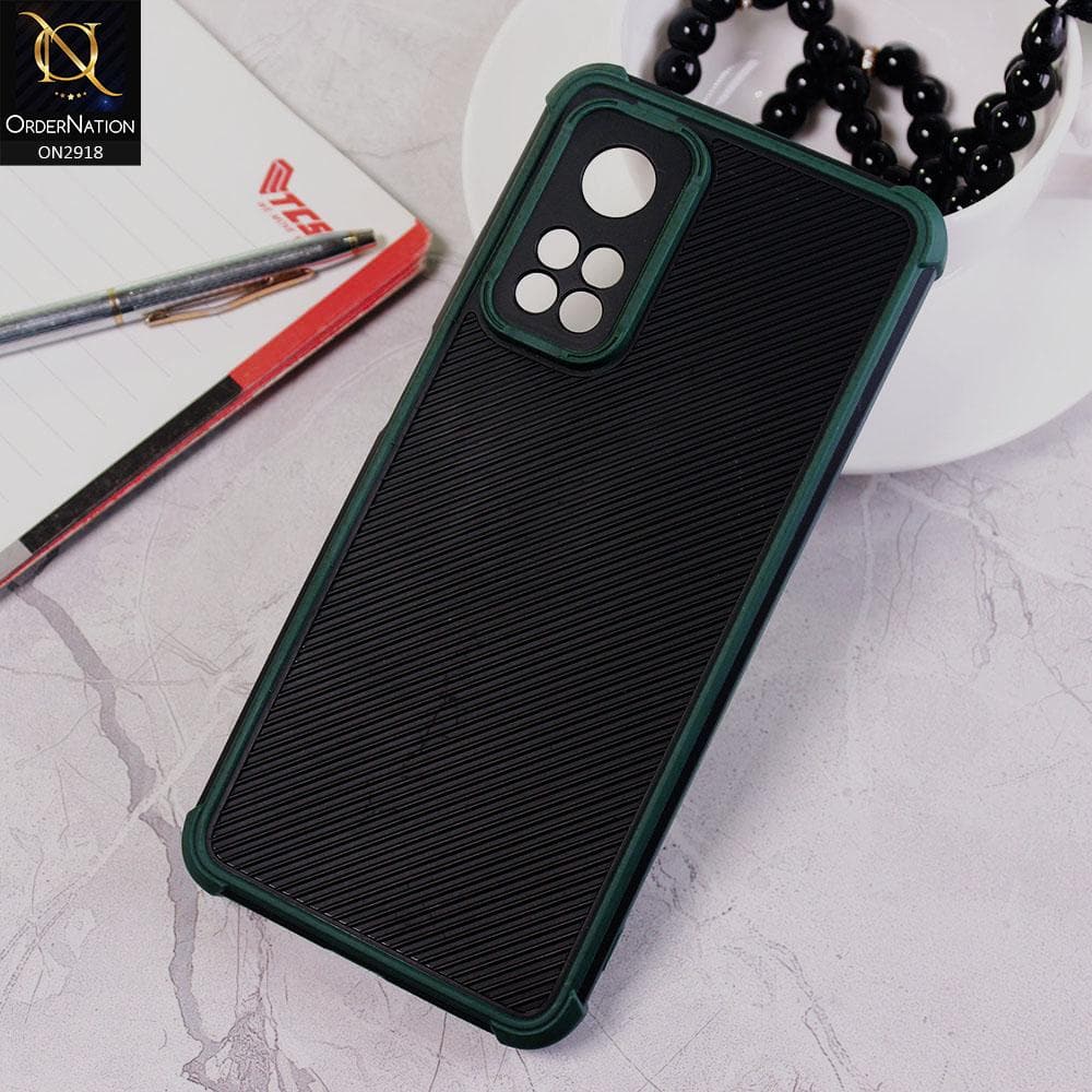 Xiaomi Mi 10 Pro Cover - Green - 3D Soft Linning Camera Protection Case
