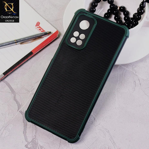 Xiaomi Mi 10T Cover - Green - 3D Soft Linning Camera Protection Case