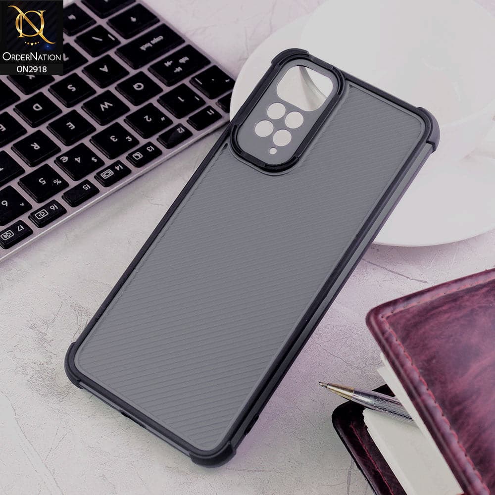 Xiaomi Redmi Note 11S Cover - Black - 3D Soft Linning Camera Protection Case