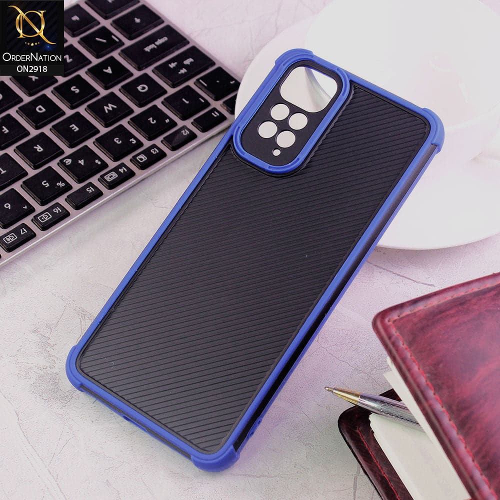 Xiaomi Redmi Note 11S Cover - Blue - 3D Soft Linning Camera Protection Case
