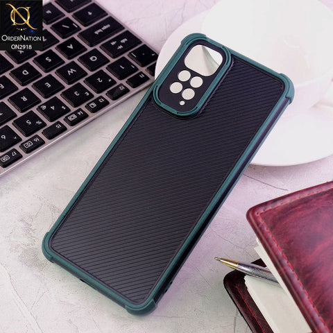 Xiaomi Redmi Note 11S Cover - Green - 3D Soft Linning Camera Protection Case