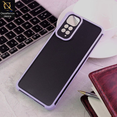 Xiaomi Redmi Note 11 Cover - Purple - 3D Soft Linning Camera Protection Case
