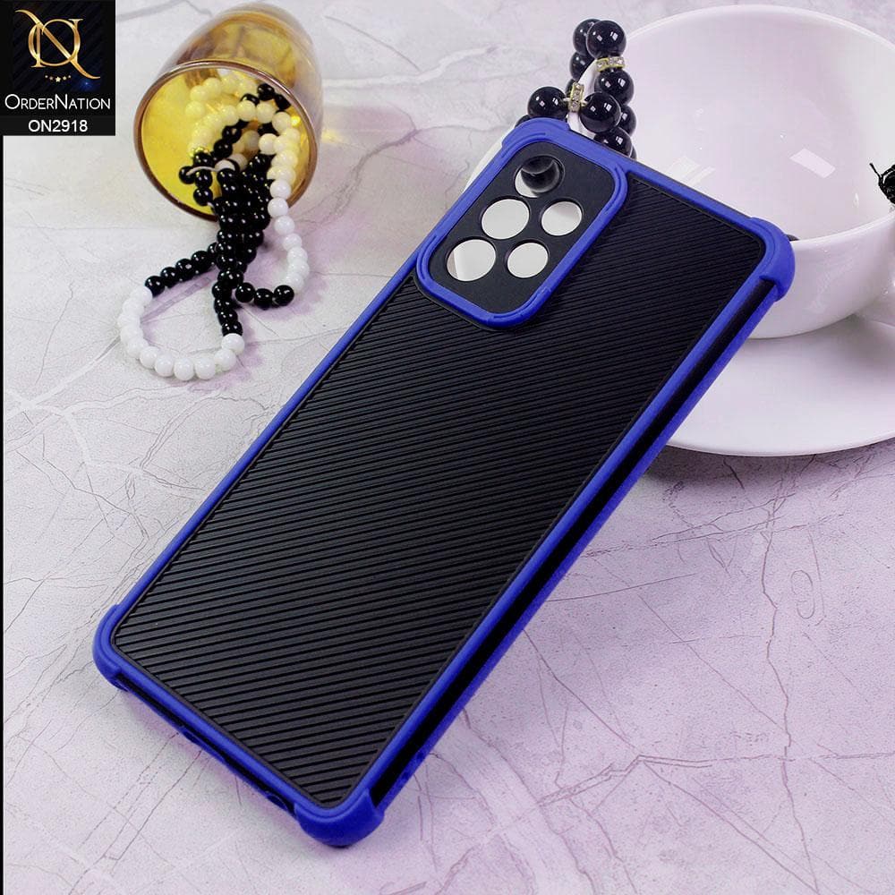 Samsung Galaxy A52s 5G Cover - Blue - 3D Soft Linning Camera Protection Case