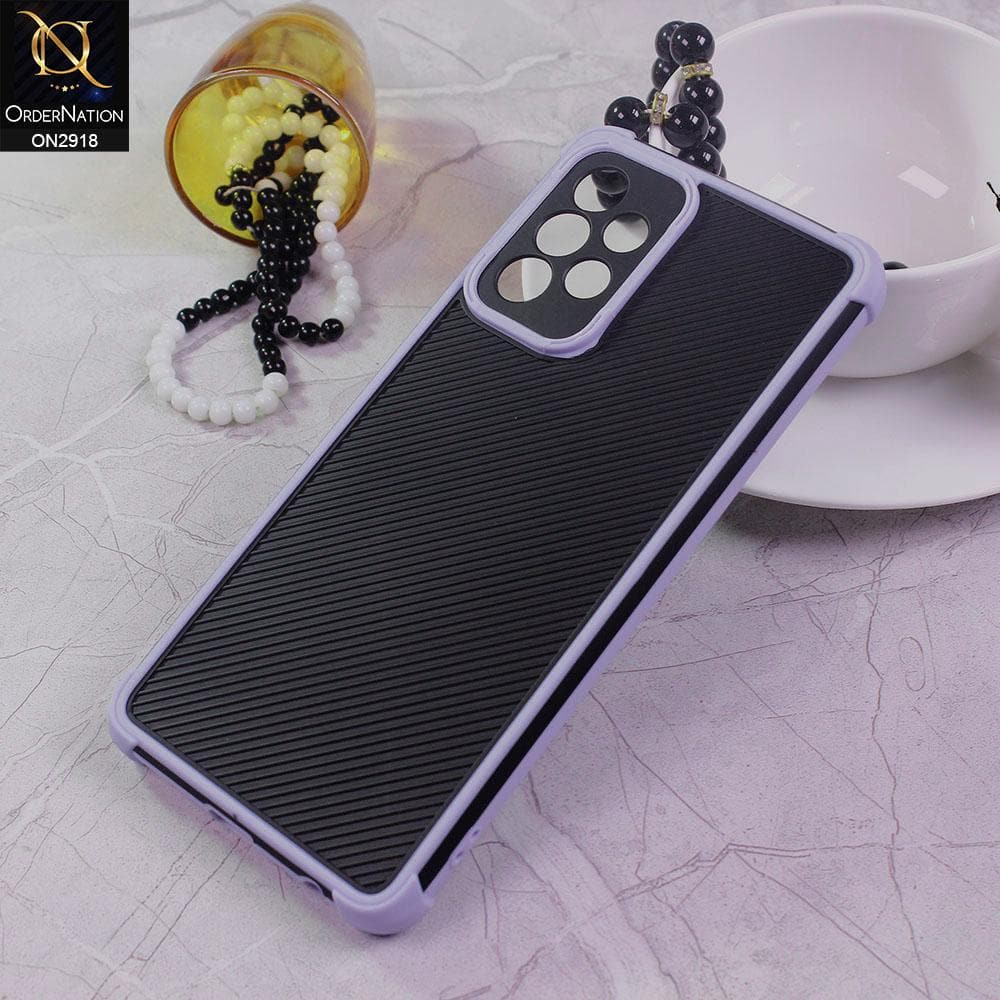 Samsung Galaxy A52s 5G Cover - Purple - 3D Soft Linning Camera Protection Case