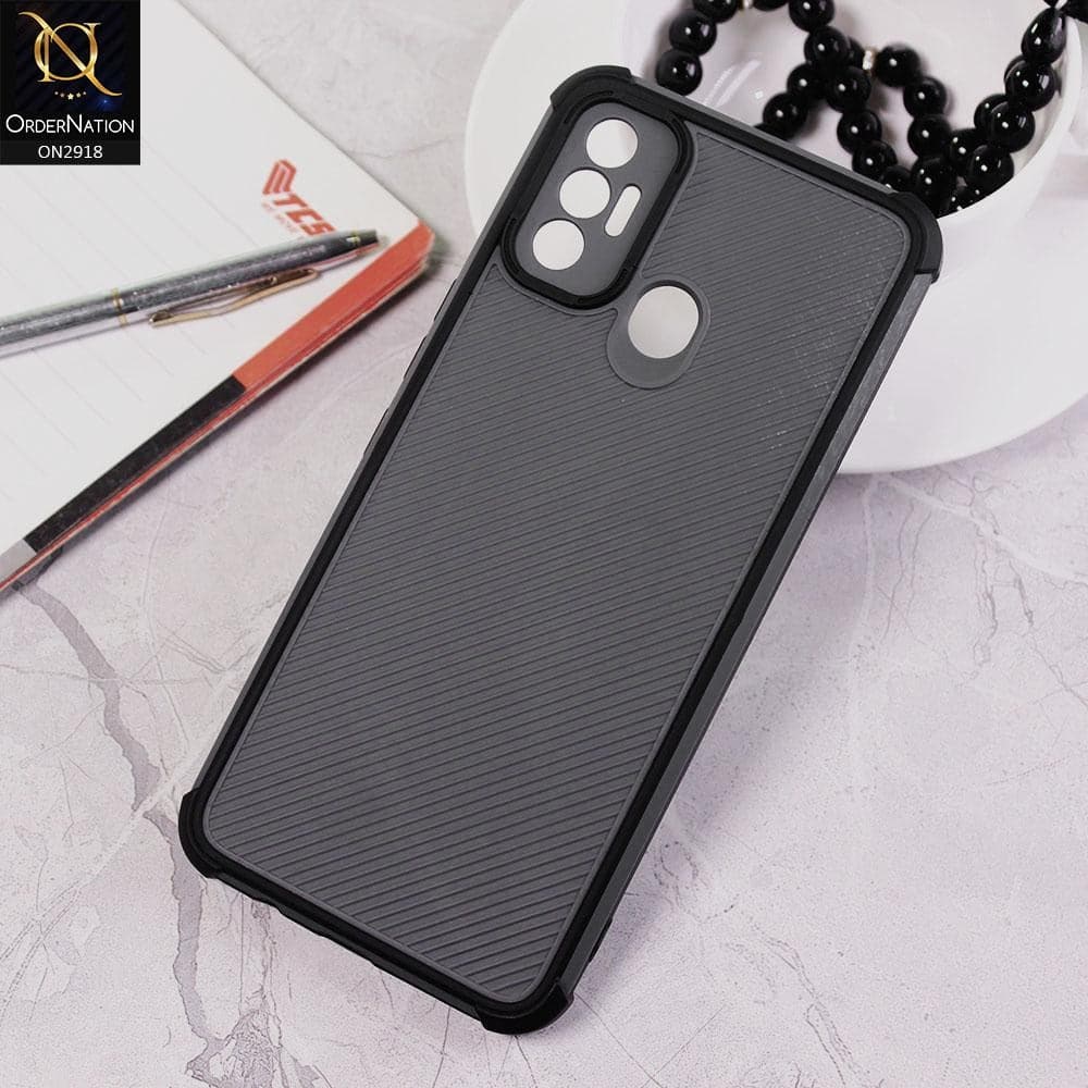 Tecno Spark 7 Cover - Black - 3D Soft Linning Camera Protection Case