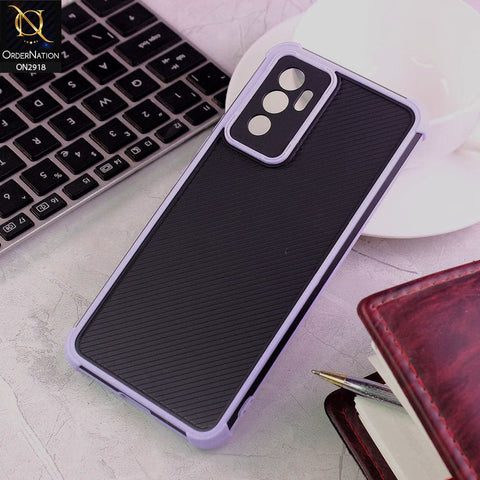 Vivo V23e Cover - Purple - 3D Soft Linning Camera Protection Case