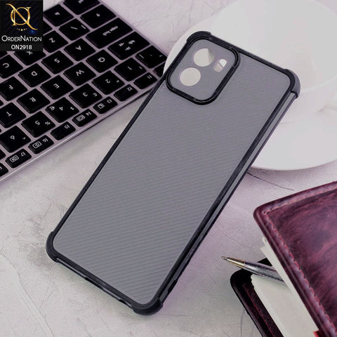 Vivo Y15a Cover - Black - 3D Soft Linning Camera Protection Case