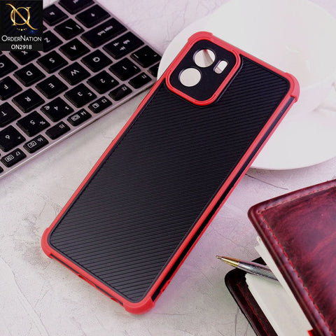 Vivo Y01 Cover - Red - 3D Soft Linning Camera Protection Case