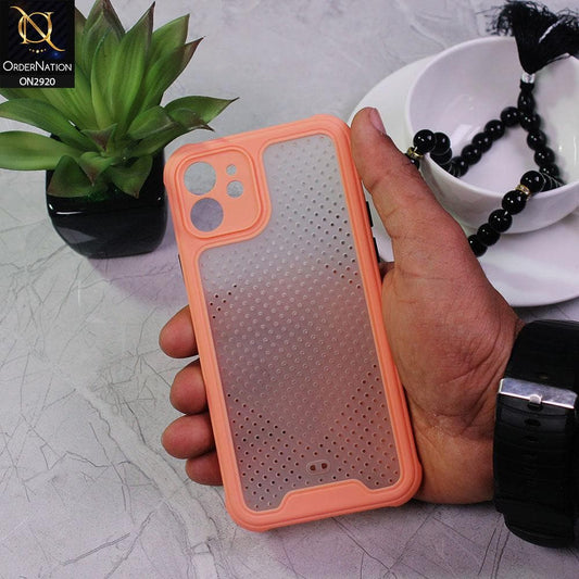 iPhone 12 Mini Cover - Pink - New Breathing Series Soft Borders Protective Case
