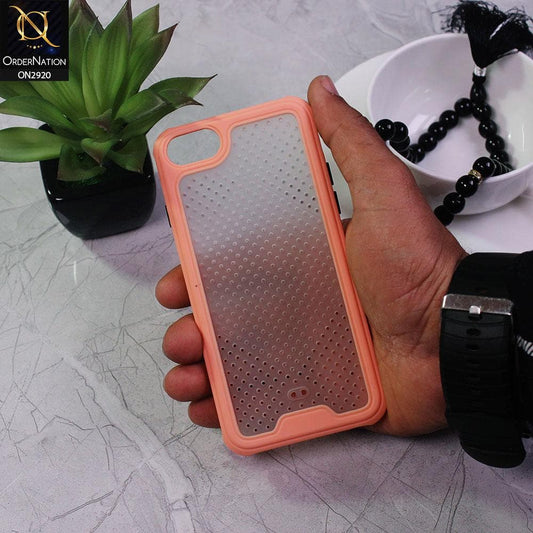 iPhone SE 2020 Cover - Pink - New Breathing Series Soft Borders Protective Case