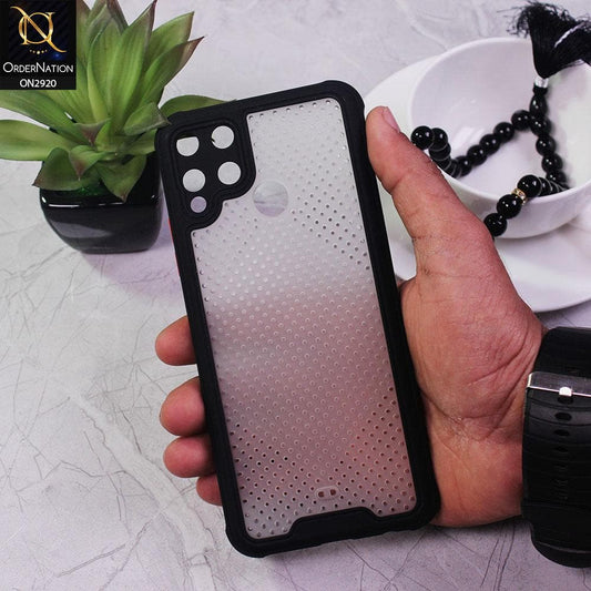 Realme C15 Cover - Black - New Breathing Series Soft Borders Protective Case