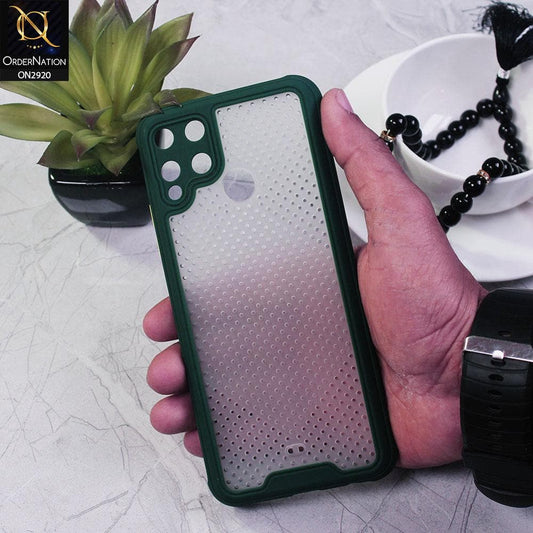 Realme C15 Cover - Green - New Breathing Series Soft Borders Protective Case