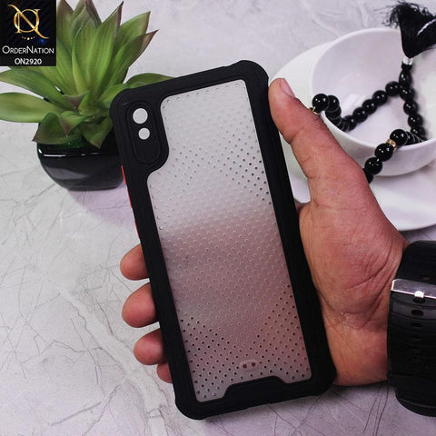 Xiaomi Redmi 9A Cover - Black - New Breathing Series Soft Borders Protective Case