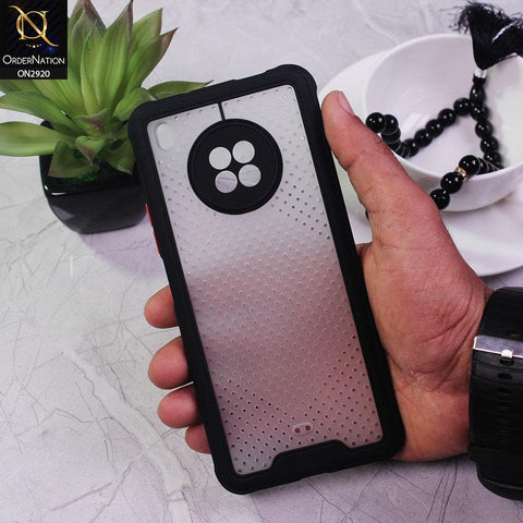 Huawei Y9a Cover - Black - New Breathing Series Soft Borders Protective Case