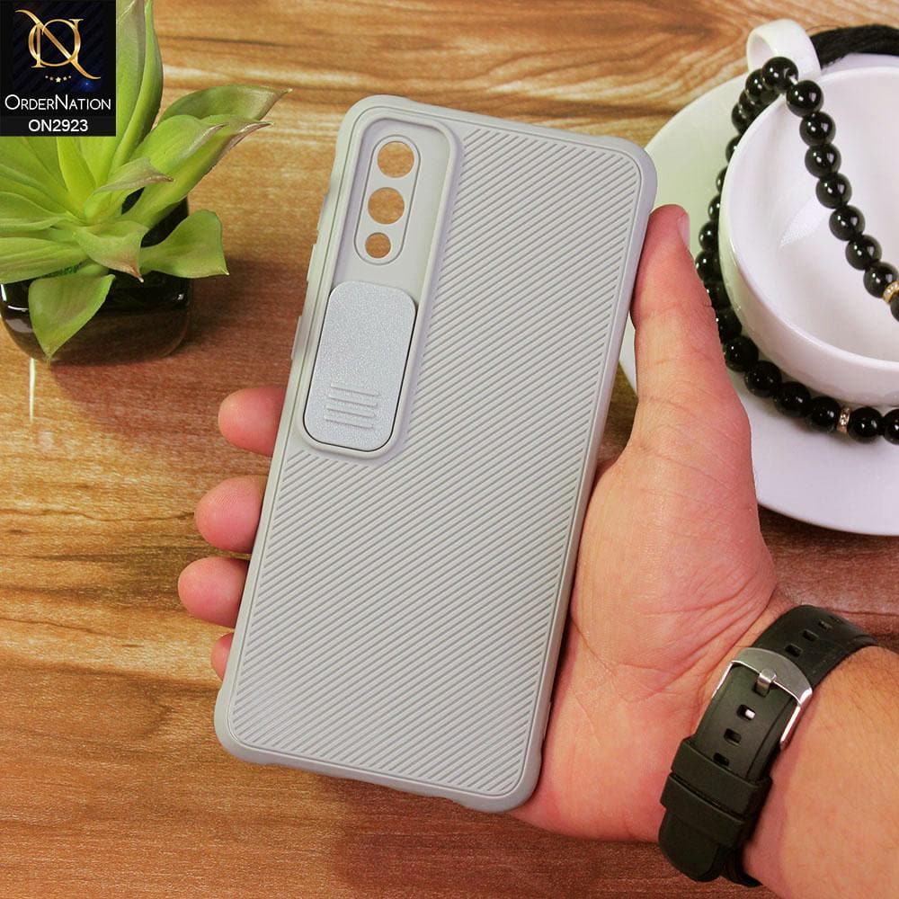 Samsung Galaxy A02 Cover - Gray - New Soft Silicone Camera Shutter Case