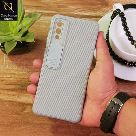 Samsung Galaxy A02 Cover - Gray - New Soft Silicone Camera Shutter Case