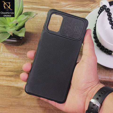 Samsung Galaxy A51 Cover - Black - New Soft Silicone Camera Shutter Case