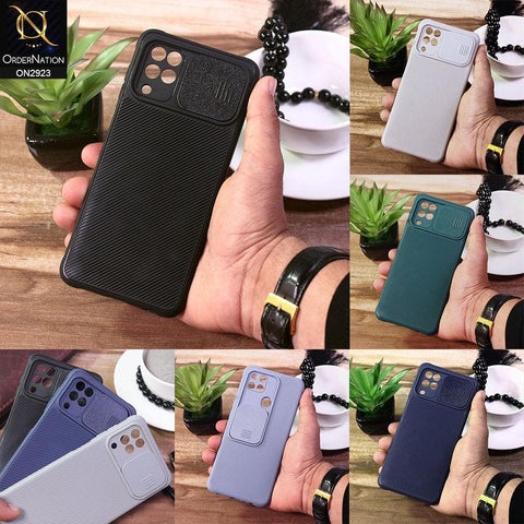 Xiaomi Poco X3 Pro Cover - Blue - New Soft Silicone Camera Shutter Case